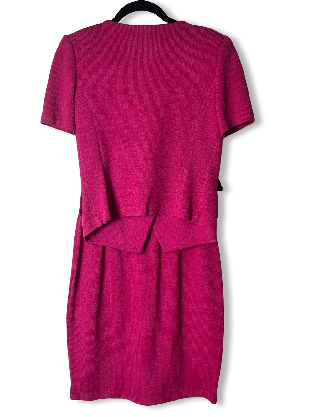 St. John Collection by Marie Gray VTG Pink Knit 2-Piece Jacket & Skirt Set Sz. 6 - Picture 2 of 12